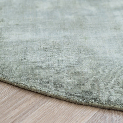 Rond Vloerkleed Felva Viscose Silk Groen