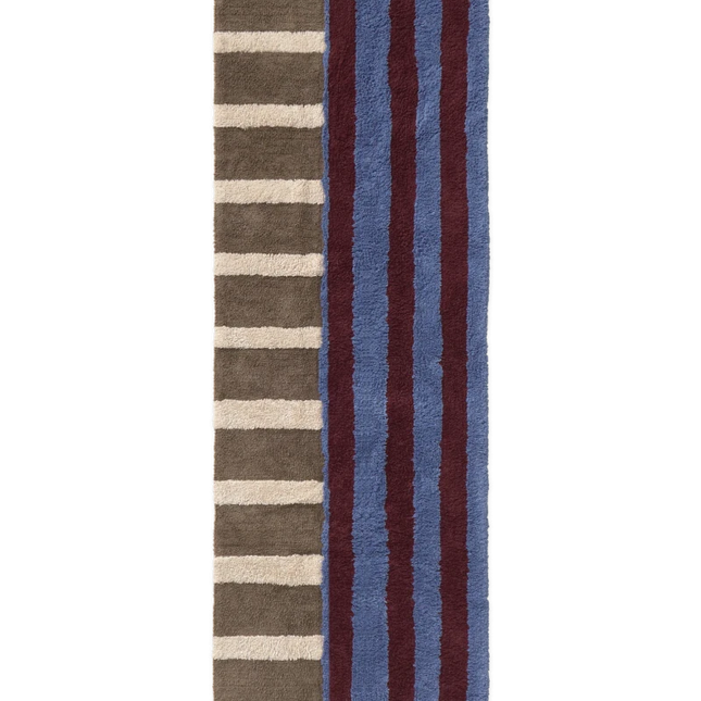 Wasbare lopers - Lorena Canals wasbare loper Color On Indigo Blue - Vloerkledenloods