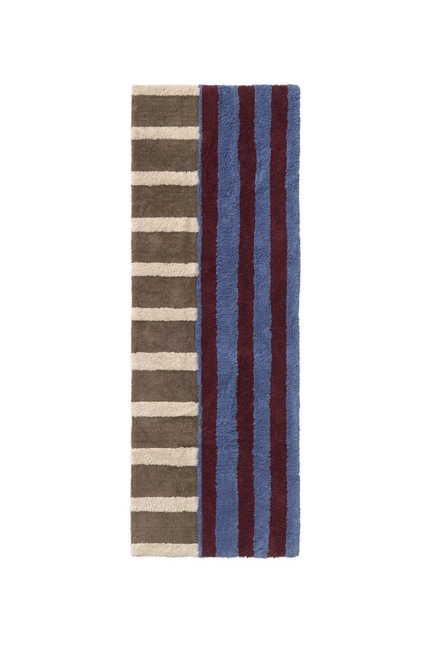 Wasbare lopers - Lorena Canals wasbare loper Color On Indigo Blue - Vloerkledenloods