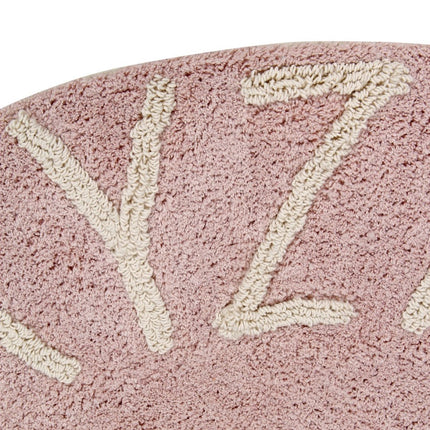Wasbare vloerkleden - Lorena Canals wasbaar vloerkleed ABC Naturel Vintage Nude - Vloerkledenloods