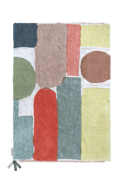 Wasbare vloerkleden - Lorena Canals wasbaar vloerkleed Abstract - Vloerkledenloods