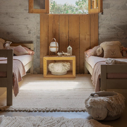 Wasbare vloerkleden - Lorena Canals wasbaar vloerkleed Ari Sheep Wit - Vloerkledenloods