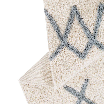 Wasbare vloerkleden - Lorena Canals wasbaar vloerkleed Atlas Naturel - Vintage Blauw - Vloerkledenloods