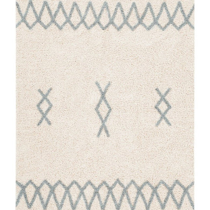 Wasbare vloerkleden - Lorena Canals wasbaar vloerkleed Atlas Naturel - Vintage Blauw - Vloerkledenloods