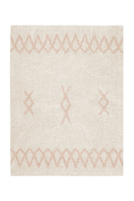 Wasbare vloerkleden - Lorena Canals wasbaar vloerkleed Atlas Naturel - Vintage Nude - Vloerkledenloods