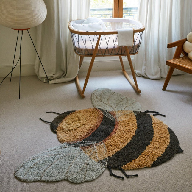 Wasbare vloerkleden - Lorena Canals wasbaar vloerkleed Bee - Vloerkledenloods