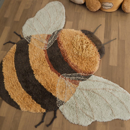 Wasbare vloerkleden - Lorena Canals wasbaar vloerkleed Bee - Vloerkledenloods