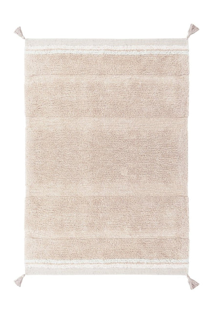 Wasbare vloerkleden - Lorena Canals wasbaar vloerkleed Bloom Roos - Vloerkledenloods