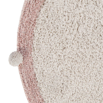 Wasbare vloerkleden - Lorena Canals wasbaar vloerkleed Bubbly Vintage Nude - Vloerkledenloods