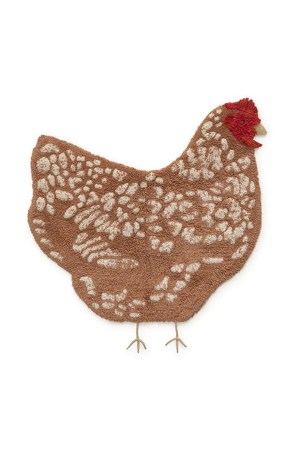 Wasbare vloerkleden - Lorena Canals wasbaar vloerkleed Chicken - Vloerkledenloods
