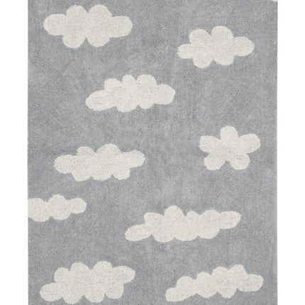 Wasbare vloerkleden - Lorena Canals wasbaar vloerkleed Clouds Grijs - Vloerkledenloods