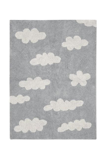 Wasbare vloerkleden - Lorena Canals wasbaar vloerkleed Clouds Grijs - Vloerkledenloods