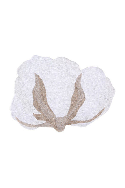 Wasbare vloerkleden - Lorena Canals wasbaar vloerkleed Cotton Flower - Vloerkledenloods