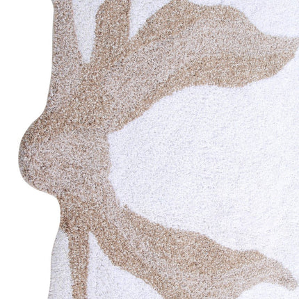 Wasbare vloerkleden - Lorena Canals wasbaar vloerkleed Cotton Flower - Vloerkledenloods