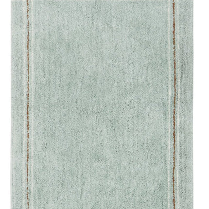 Wasbare vloerkleden - Lorena Canals wasbaar vloerkleed Cuisine Blauw Salie - Vloerkledenloods