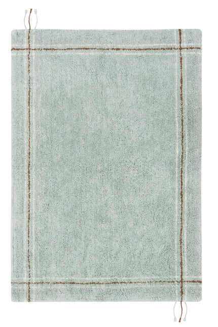 Wasbare vloerkleden - Lorena Canals wasbaar vloerkleed Cuisine Blauw Salie - Vloerkledenloods