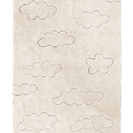 Wasbare vloerkleden - Lorena Canals wasbaar vloerkleed Cycled Clouds - Vloerkledenloods