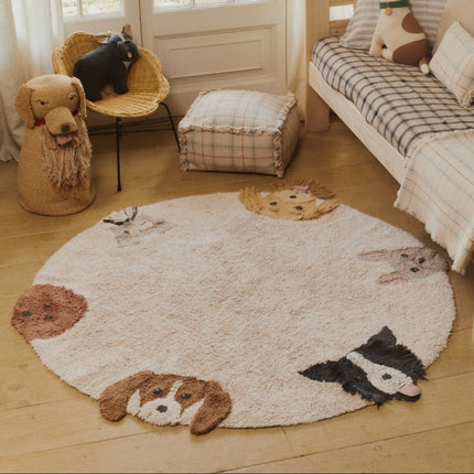 Wasbare vloerkleden - Lorena Canals wasbaar vloerkleed Dogs - Vloerkledenloods