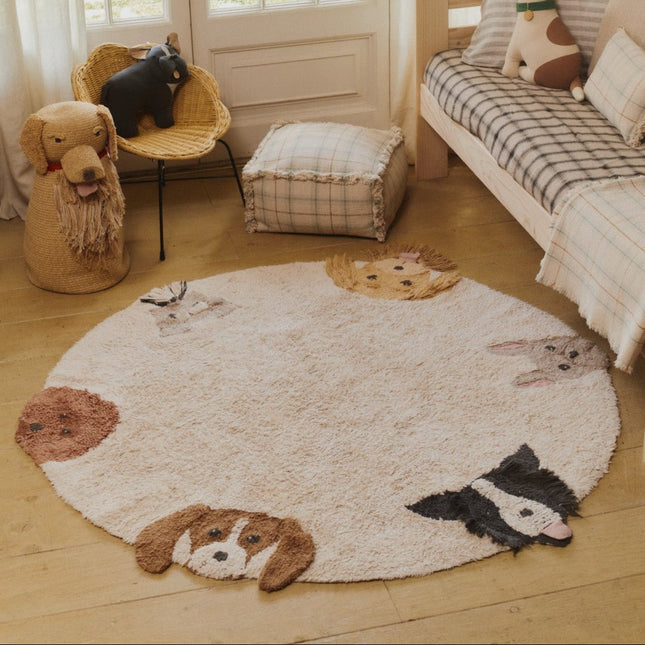 Wasbare vloerkleden - Lorena Canals wasbaar vloerkleed Dogs - Vloerkledenloods