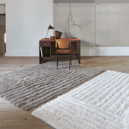 Wasbare vloerkleden - Lorena Canals wasbaar vloerkleed Dunes - Sheep Wit - Vloerkledenloods