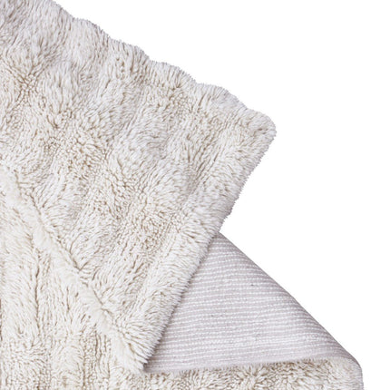 Wasbare vloerkleden - Lorena Canals wasbaar vloerkleed Dunes - Sheep Wit - Vloerkledenloods