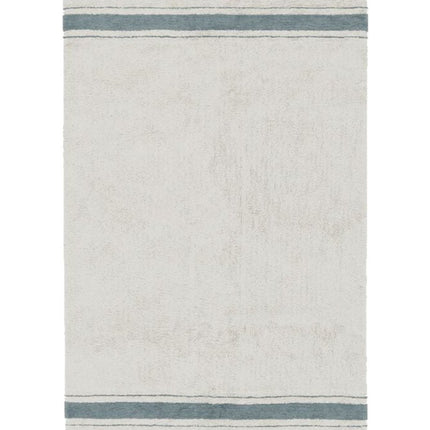 Wasbare vloerkleden - Lorena Canals wasbaar vloerkleed Gastro Vintage Blauw - Vloerkledenloods