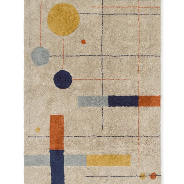 Wasbare vloerkleden - Lorena Canals wasbaar vloerkleed Geometrical Shapes - Vloerkledenloods