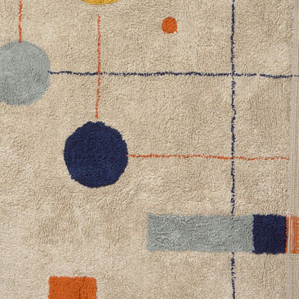 Wasbare vloerkleden - Lorena Canals wasbaar vloerkleed Geometrical Shapes - Vloerkledenloods
