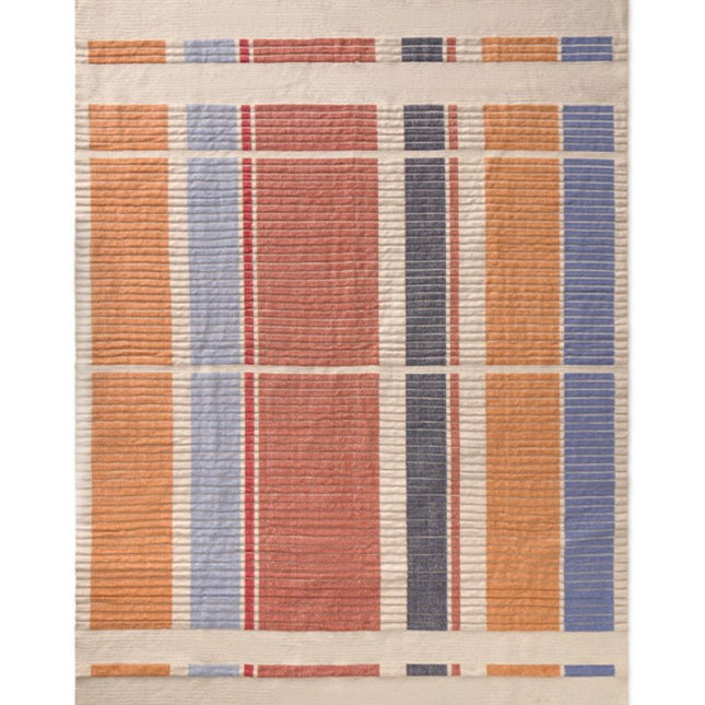 Wasbare vloerkleden - Lorena Canals wasbaar vloerkleed Handloom Columns Multi Color - Vloerkledenloods