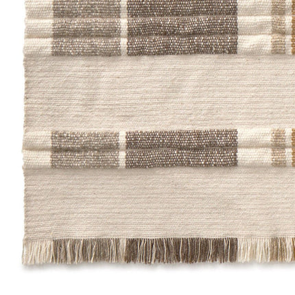 Wasbare vloerkleden - Lorena Canals wasbaar vloerkleed Handloom Columns Naturel - Vloerkledenloods