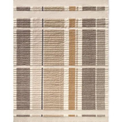 Wasbare vloerkleden - Lorena Canals wasbaar vloerkleed Handloom Columns Naturel - Vloerkledenloods