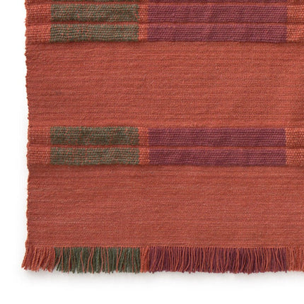 Wasbare vloerkleden - Lorena Canals wasbaar vloerkleed Handloom Columns Sienna - Vloerkledenloods