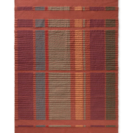 Wasbare vloerkleden - Lorena Canals wasbaar vloerkleed Handloom Columns Sienna - Vloerkledenloods
