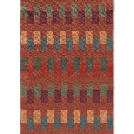 Wasbare vloerkleden - Lorena Canals wasbaar vloerkleed Handloom Intersecting Sienna - Vloerkledenloods
