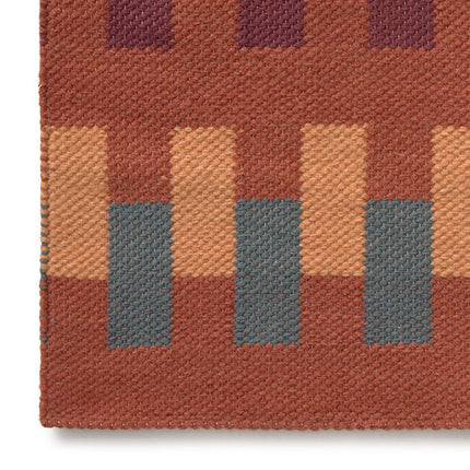 Wasbare vloerkleden - Lorena Canals wasbaar vloerkleed Handloom Intersecting Sienna - Vloerkledenloods