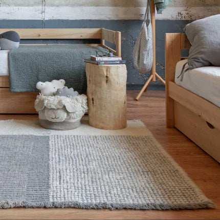 Wasbare vloerkleden - Lorena Canals wasbaar vloerkleed Kaia Smoke Blauw - Vloerkledenloods