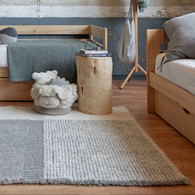 Wasbare vloerkleden - Lorena Canals wasbaar vloerkleed Kaia Smoke Blauw - Vloerkledenloods