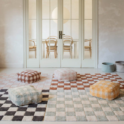Wasbare vloerkleden - Lorena Canals wasbaar vloerkleed Kitchen Tiles Roos - Vloerkledenloods