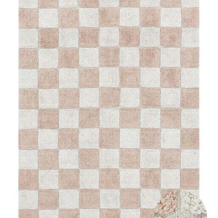 Wasbare vloerkleden - Lorena Canals wasbaar vloerkleed Kitchen Tiles Roos - Vloerkledenloods