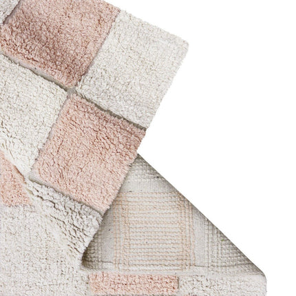 Wasbare vloerkleden - Lorena Canals wasbaar vloerkleed Kitchen Tiles Roos - Vloerkledenloods