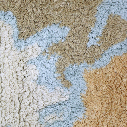 Wasbare vloerkleden - Lorena Canals wasbaar vloerkleed Mini Worldmap - Vloerkledenloods