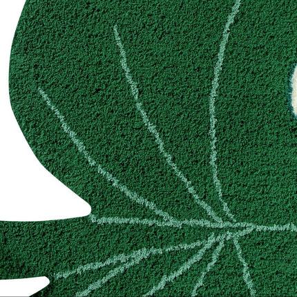 Wasbare vloerkleden - Lorena Canals wasbaar vloerkleed Monstera Leaf - Vloerkledenloods