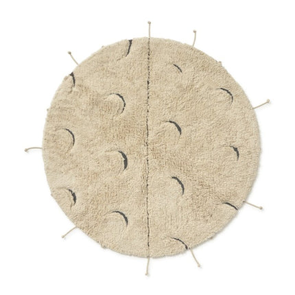Wasbare vloerkleden - Lorena Canals wasbaar vloerkleed Moon Multishape - Vloerkledenloods