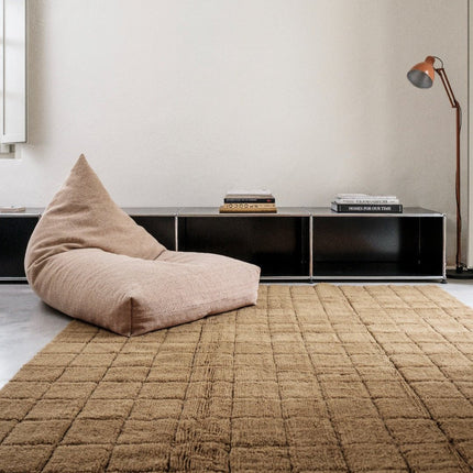 Wasbare vloerkleden - Lorena Canals wasbaar vloerkleed Mosaic Oker - Vloerkledenloods