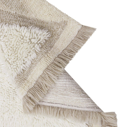 Wasbare vloerkleden - Lorena Canals wasbaar vloerkleed Nomad Suf Naturel - Vloerkledenloods