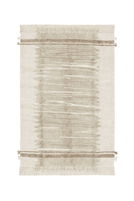 Wasbare vloerkleden - Lorena Canals wasbaar vloerkleed Nomad Sumak Seashell - Vloerkledenloods