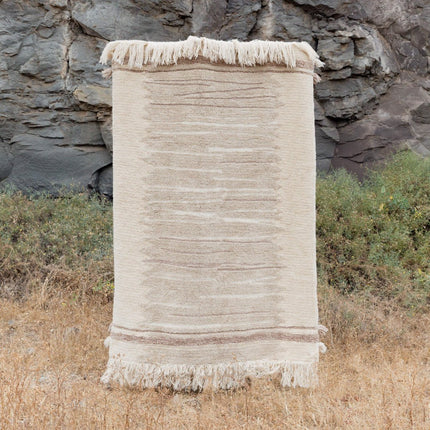 Wasbare vloerkleden - Lorena Canals wasbaar vloerkleed Nomad Sumak Seashell - Vloerkledenloods