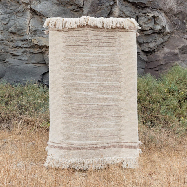 Wasbare vloerkleden - Lorena Canals wasbaar vloerkleed Nomad Sumak Seashell - Vloerkledenloods