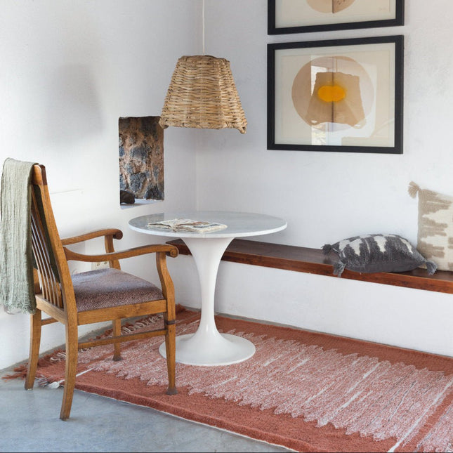 Wasbare vloerkleden - Lorena Canals wasbaar vloerkleed Nomad Sumak Terracotta - Vloerkledenloods