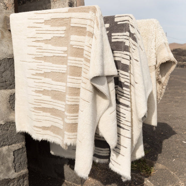 Wasbare vloerkleden - Lorena Canals wasbaar vloerkleed Nomad Zagros Naturel-Sandstone - Vloerkledenloods